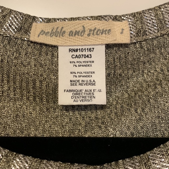 2/ $10 🌶️Pebble and Stone Blouse Size S - Picture 5 of 7